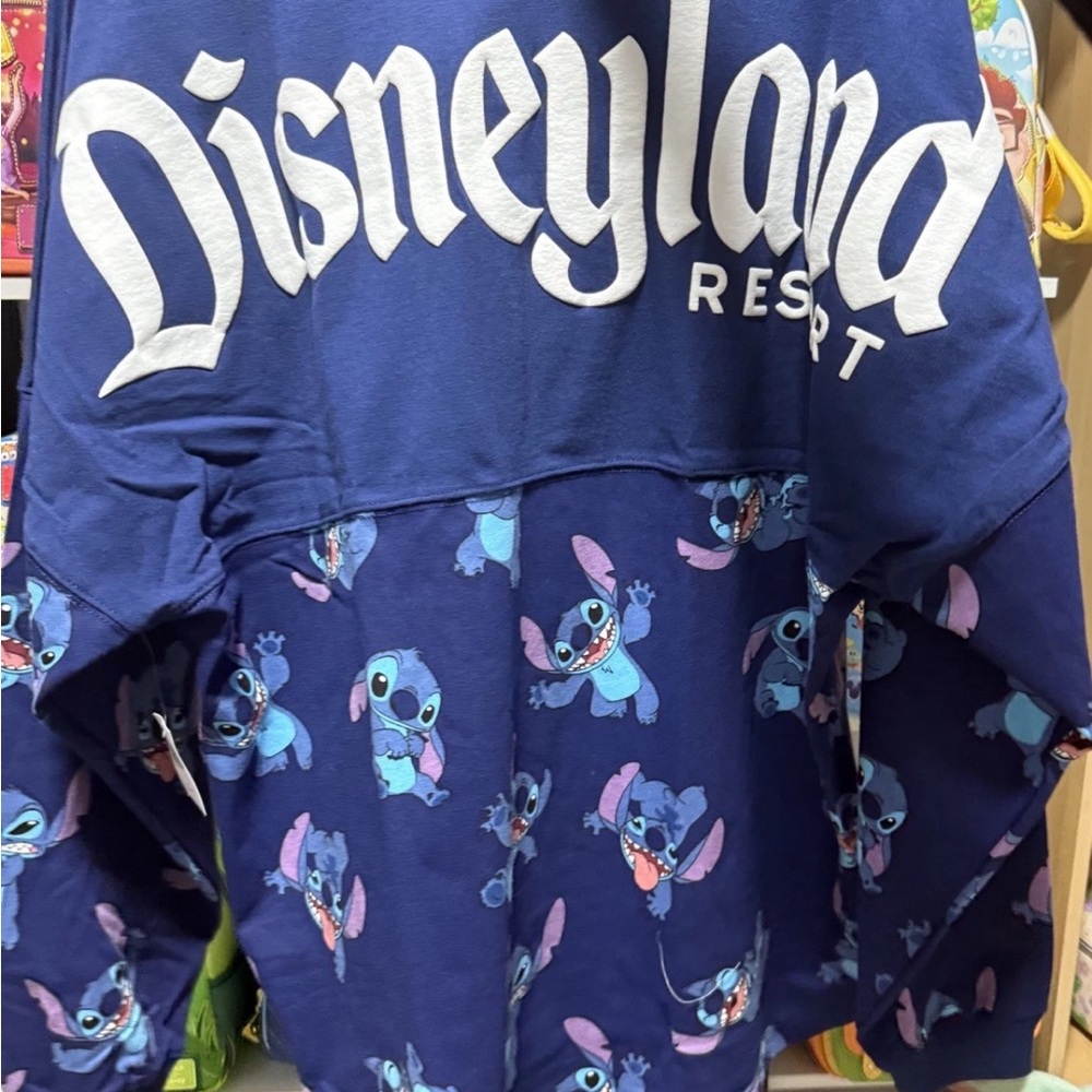 Disney Blue Stitch Crew Neck Sweater